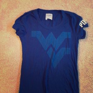 Wvu pink t shirt